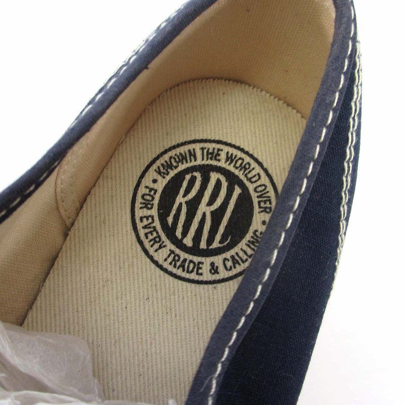 ダブルアールエル 【美品】F161-RB13-14 キャンバス ハイカットスニーカー/ 11 ダブルアールエル RRL ラルフローレン Ralph Lauren ニュー