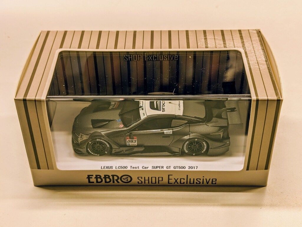 MMP 1/43 EBBRO SHOP Exclusive LEXUS LC500 Test Car SUPER GT GT500