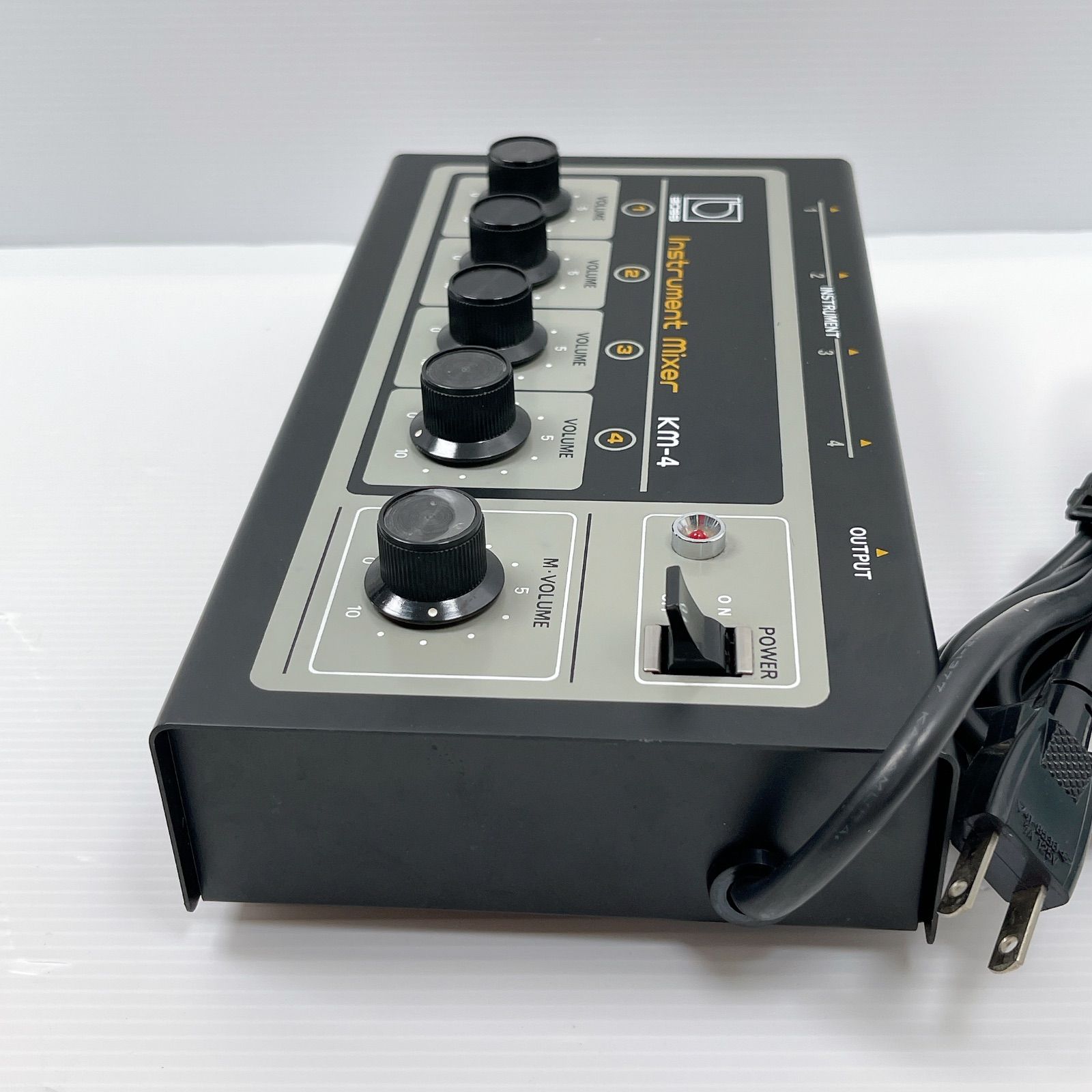 新作入荷! Roland BOSS KM-4 Instrument Mixer ボス インストゥルメント ミキサーkm-4 動作 済み 2025新作品質、保証特価！