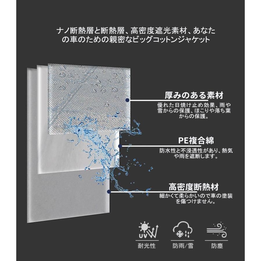 車カバー ダイハツ コペン 初代 L880K型 2002年6月 2012年5月 カバー ボディカバー 車保護カバー 複合層構造 耐久性 紫外線対策 防水 BRIGHTFACE_UK