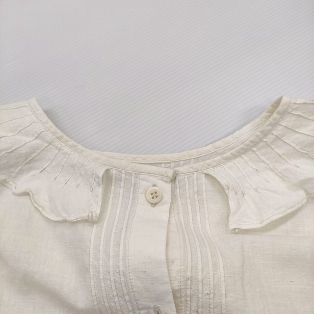 45R/45rpm インドカディdeフリルカラーブラウス 定価30800円 シャツ  