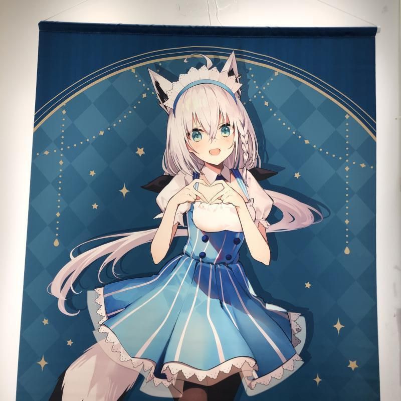 白上フブキ 等身大タペストリーA ホロライブローソンキャンペ