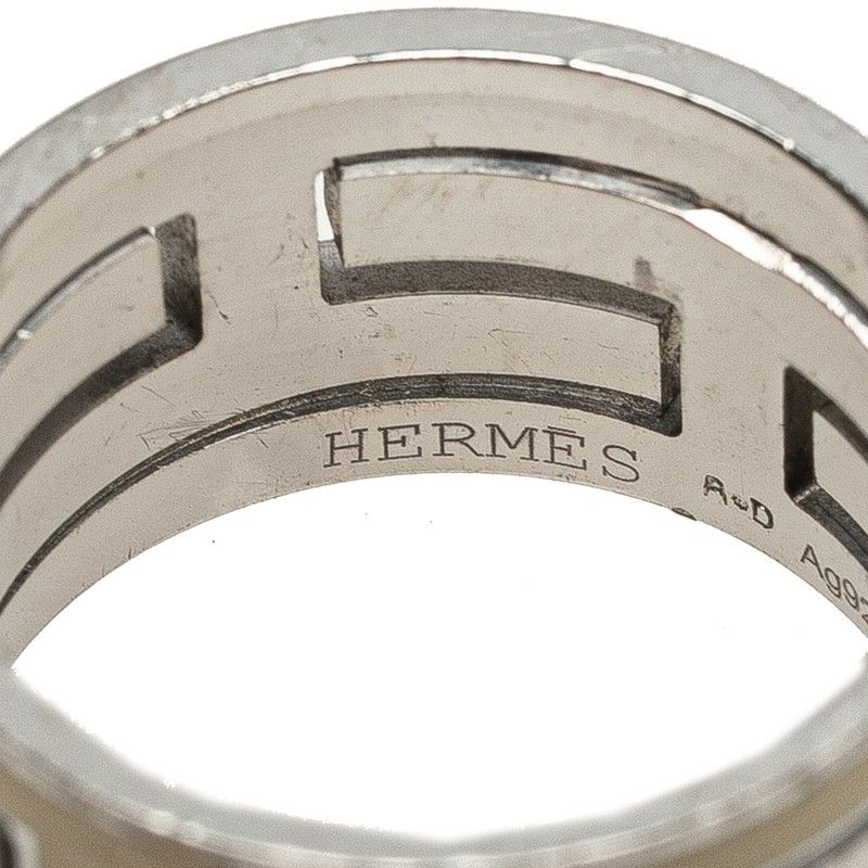 HERMES エルメス ムーブアッシュリング シルバー SV925 ＃49 楽天市場】【ジュエリー】HERMES エルメス ムーブアッシュ
