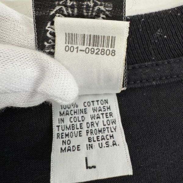 CHROME HEARTS クロムハーツ タグ 袖 サイド プリント 長袖 Tシャツ L KARIMZIABAT_FR