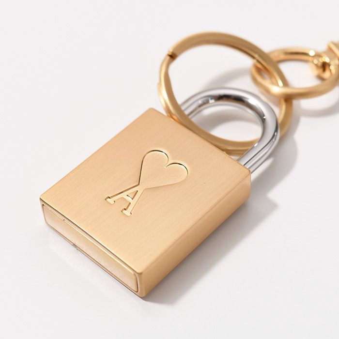 AMI PARIS｜パドロック メタル キーリング UKR912.369 楽天市場】AMI PARIS｜アミパリ パドロック メタル キーリング