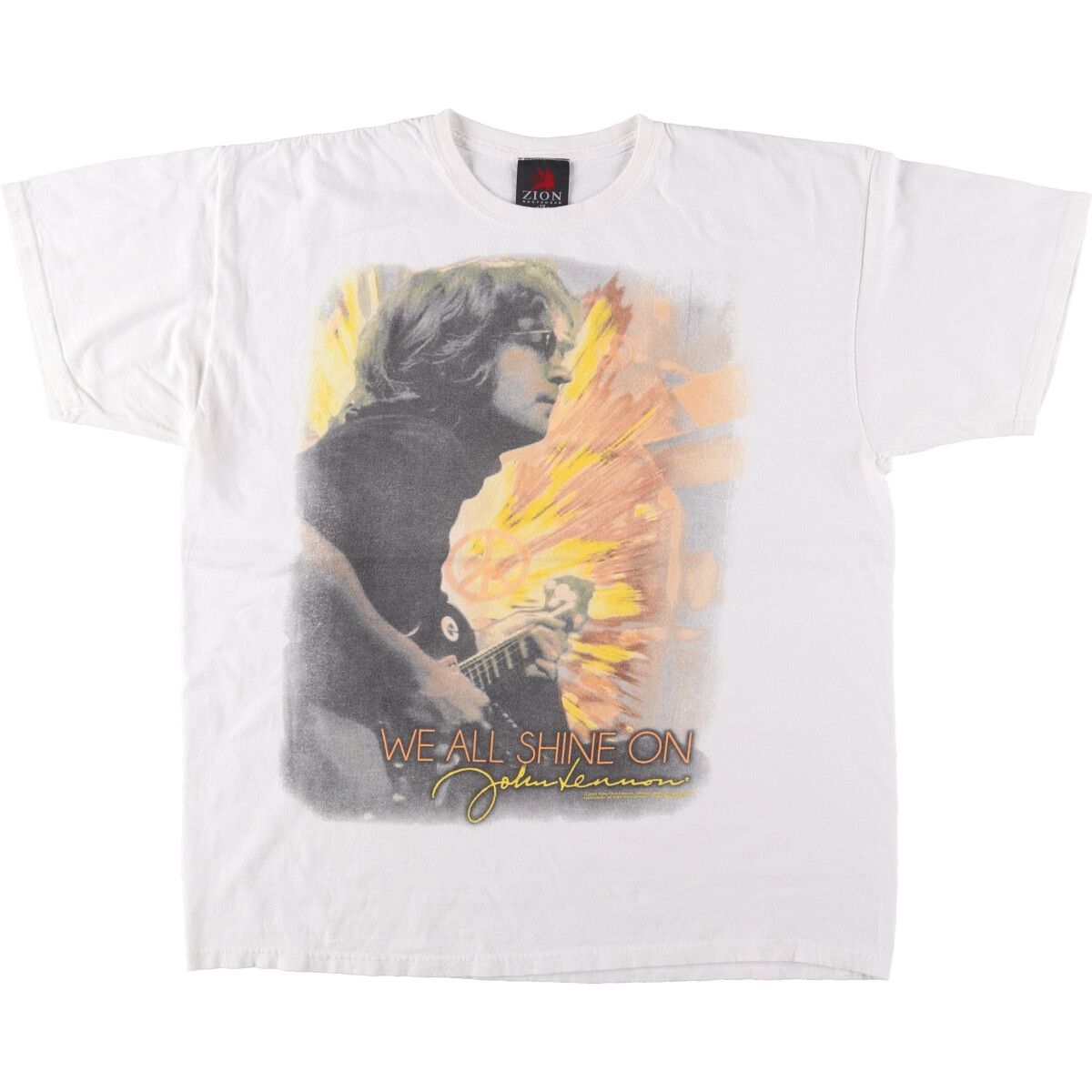 古着 ZION JOHN LENNON ジョンレノン バンドTシャツ バンT メンズXL相当|eaa501809