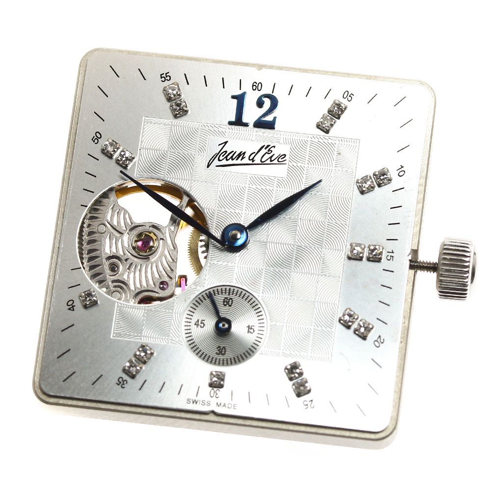 ジャンイブ Jean d Eve ムーブメント Cal.不明 インデックスダイヤ 手巻き メンズ_I-89