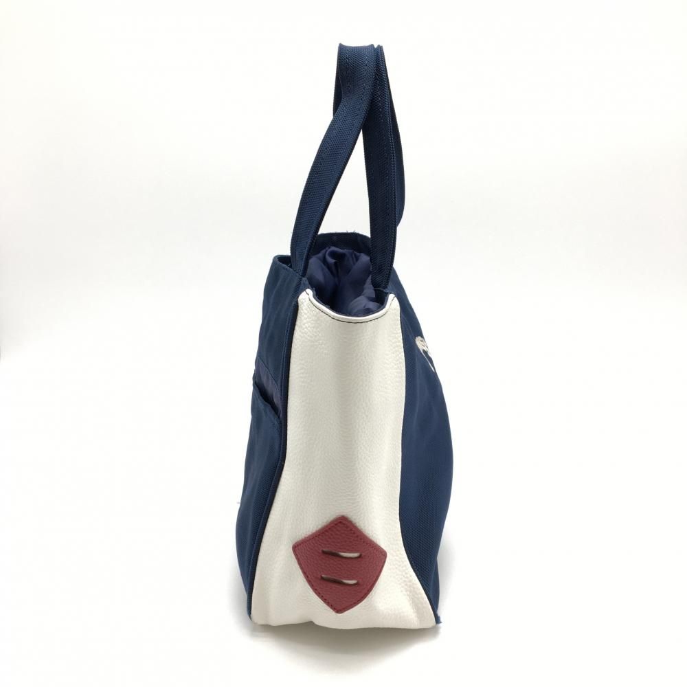 ジョーンズ カートバッグ ネイビー×白 異素材ゴルフ JONES - メルカリ