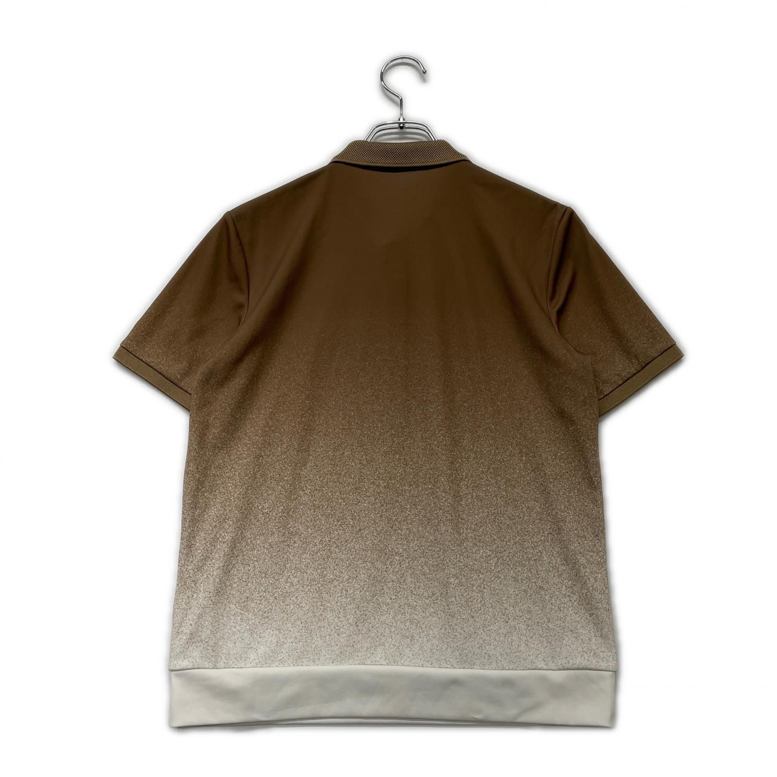 レディース ランバンスポール LANVIN SPORT 半袖ポロシャツ 40 L ベージュ グラデーションプリント