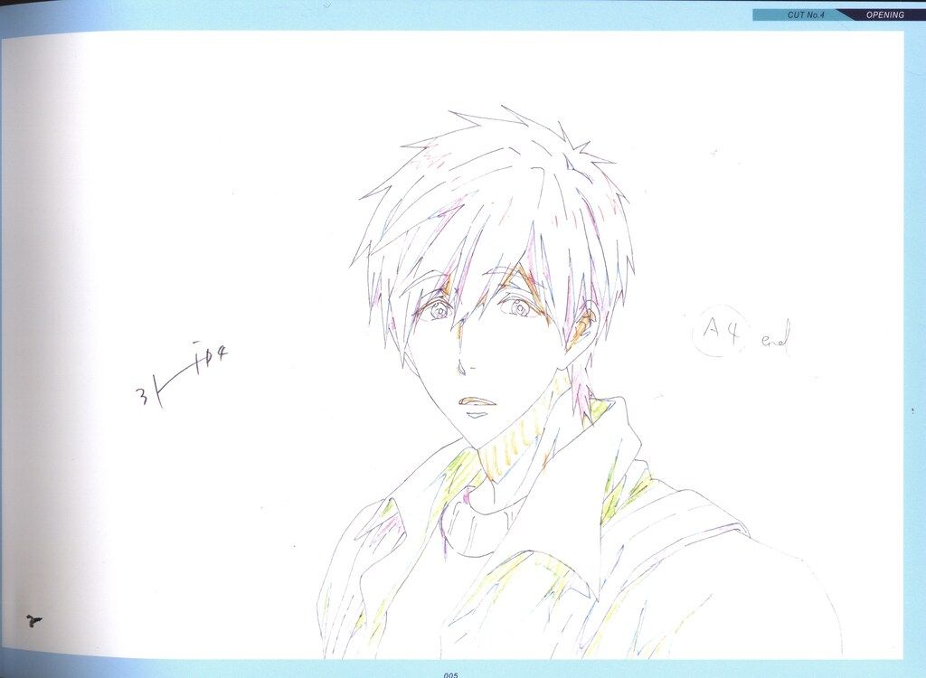 未開封　Free!　DF　オープニング　エンディング　キーフレームコレクション 原画集】Free!DFオープニングアンドエンディングキーフレーム