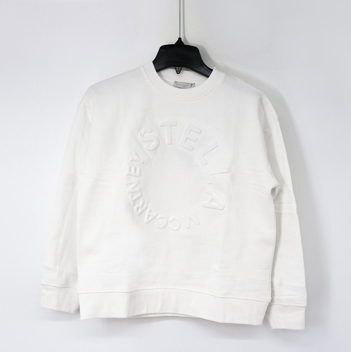 STELLA McCARTNEY KIDS ステラマッカートニー キッズ TV4P30 Z0453 大人もOK！ 長袖スウェット トレーナー 子供服 レディース ロゴ 裏起毛 クルーネック ロゴ ブランド