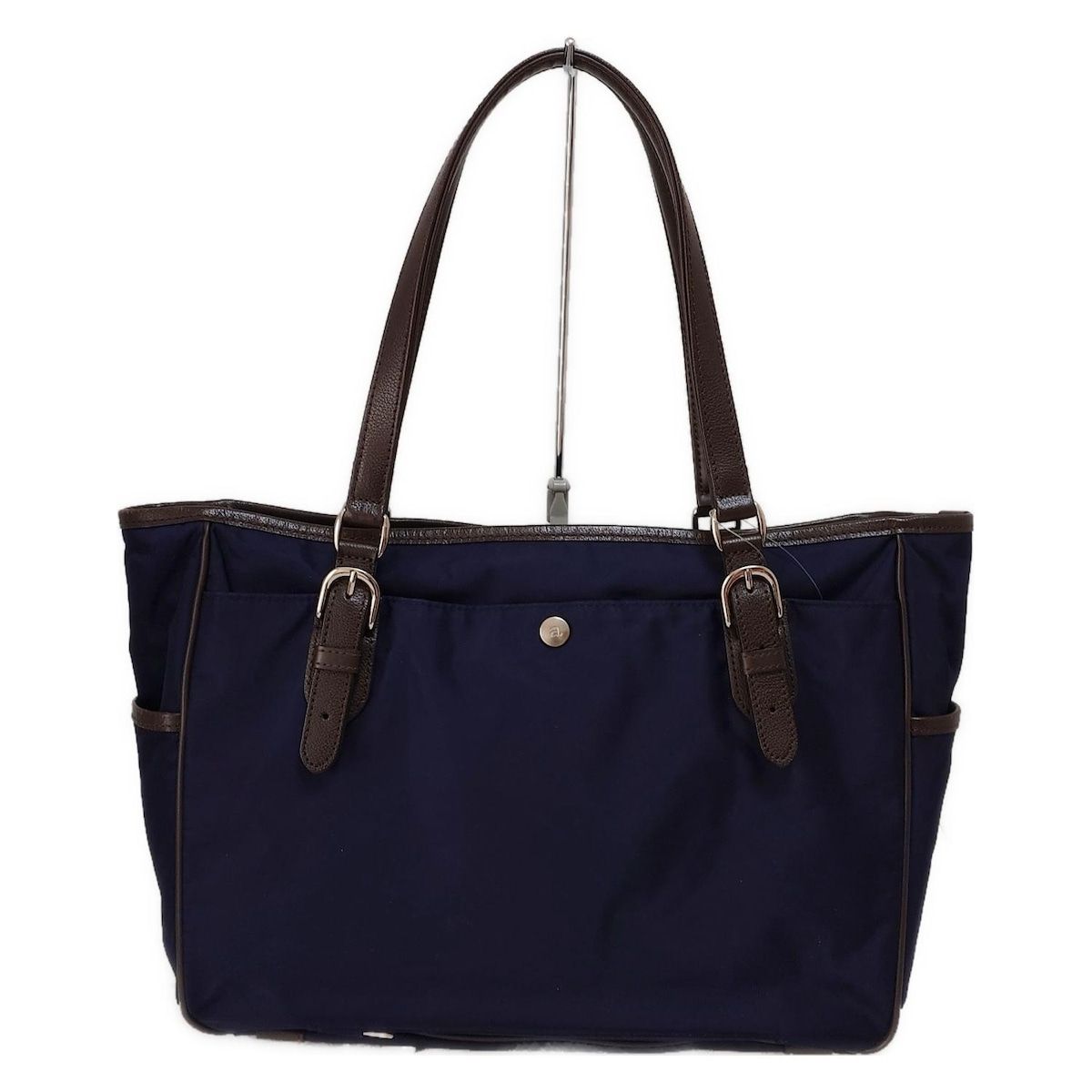 アニエスベー トートバッグ レザー A4可 ブラック アニエスベー トート