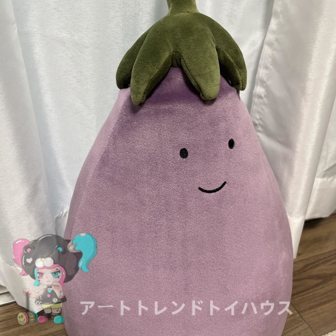 お得セット ジェリーキャット ナス 大きいサイズ ビッグ 茄子 なす Lサイズ ぬいぐるみ