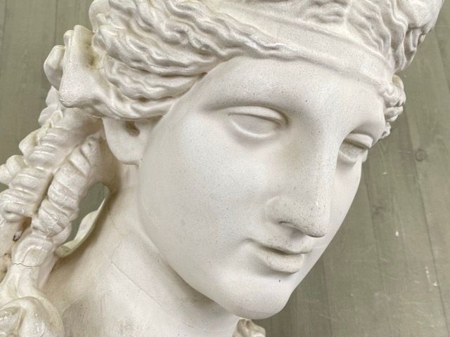 石膏像 アリアス 女神像 胸像 アリアス胸像 美大 アリアス 石膏像 【中古】女神像 胸像 デッサン 美術 モデル