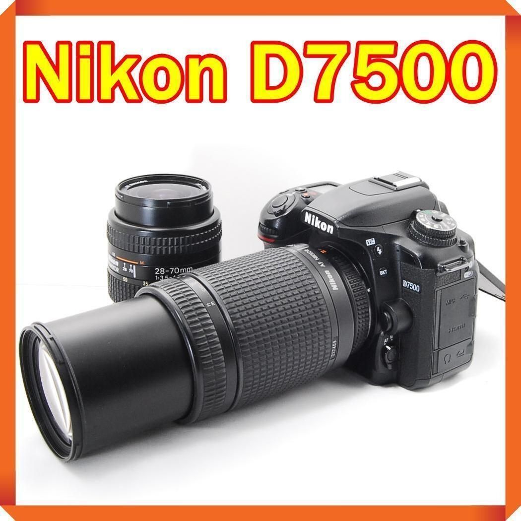 Nikon D7500 一眼レフ レンズ付き データ転送可◎ Nikon D7500 一眼レフ レンズ付き データ転送可◎ 賛否両論のニコン