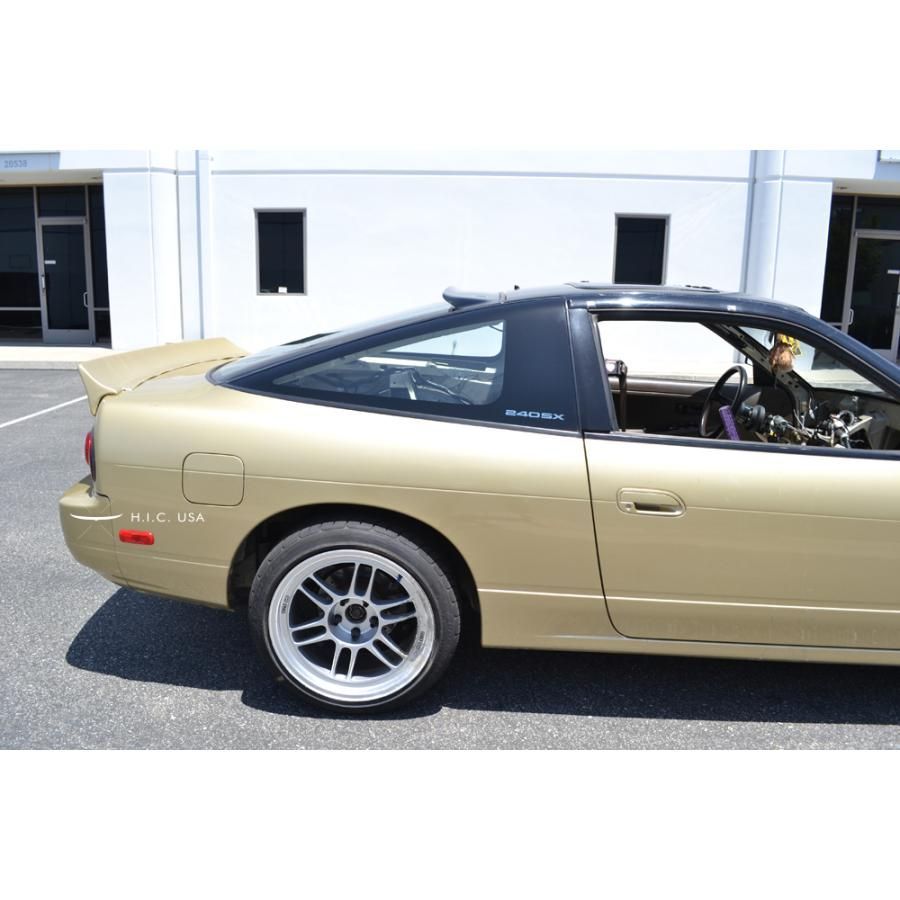 ブランドバッグ通販サイト バイザー リア 180SX RS13/RPS13 HIC製 スモーク 2ドア 検) パーツ