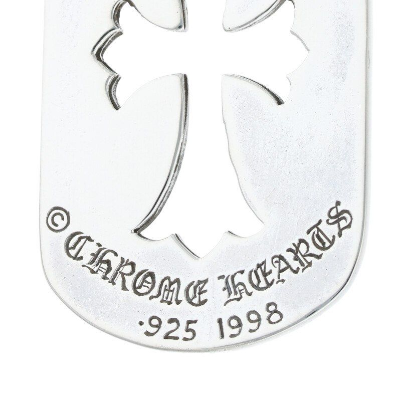 CHROME HEARTS (クロムハーツ) D TAG LRG TNY CRS カットアウト