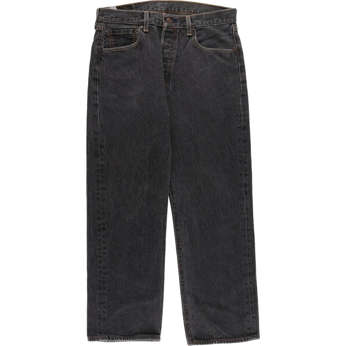 古着 リーバイス Levi s 501 ブラックデニム ストレートデニムパンツ メンズw31相当|eaa554428