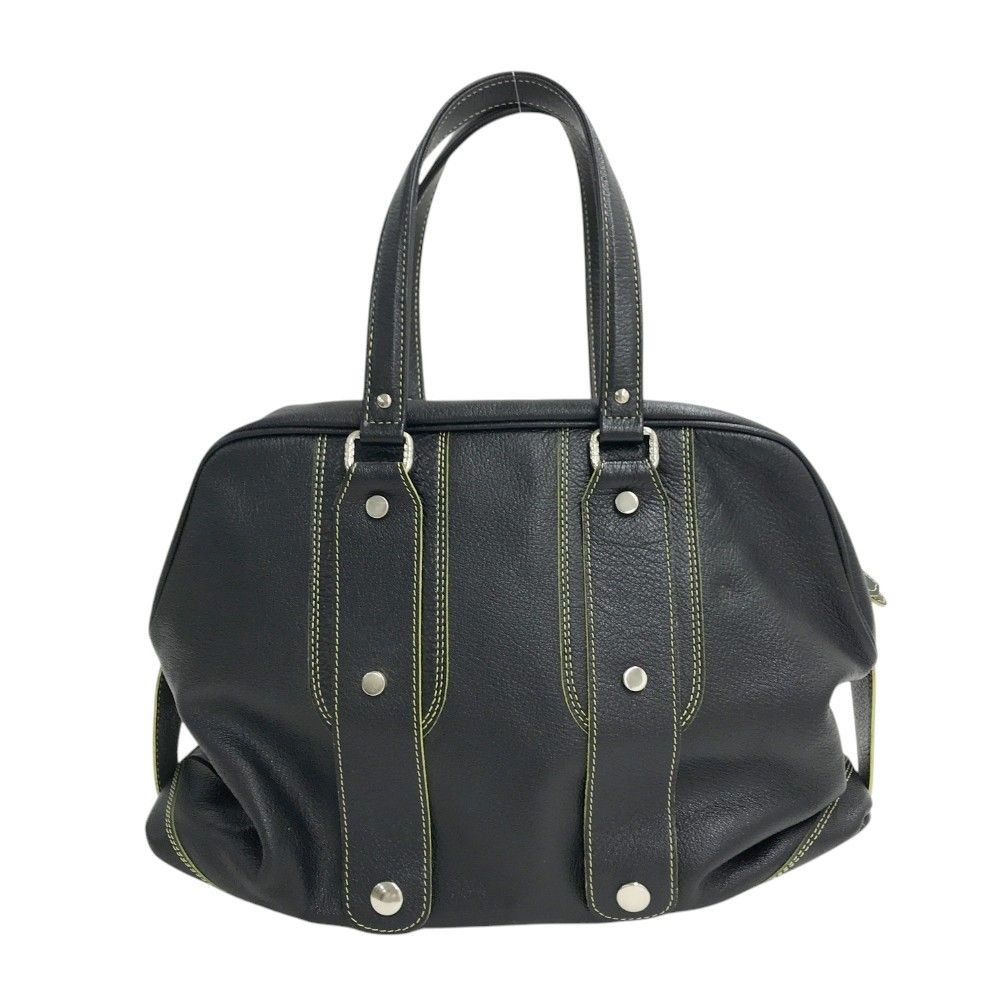 ジャックルコーリスボンボストンバッグレザーブラックA4収納可保護袋