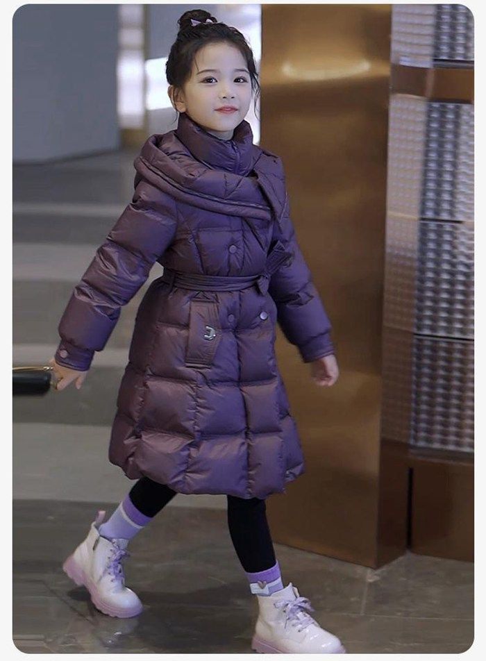 キッズ 女の子 ロングコート 子供 ダウンコート ボアコート アウター ダッフルコート 子ども服 裏ボア コート 女の子の通販 ロング丈 子供服 ダウンジャケット 中綿コート
