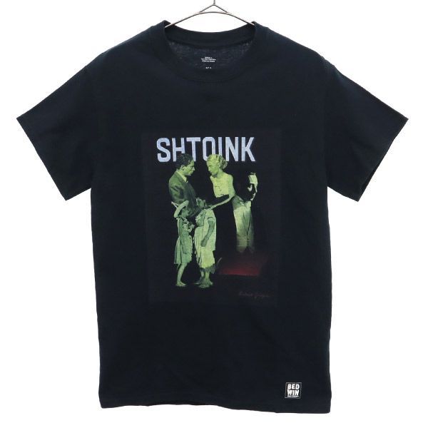 ベドウィンアンドザハートブレイカーズ プリント 半袖 Tシャツ ブラック系 BEDWINu0026THE HEART BREAKERS N゜2 ロゴ メンズ 【中古】  【230809】 メール便可