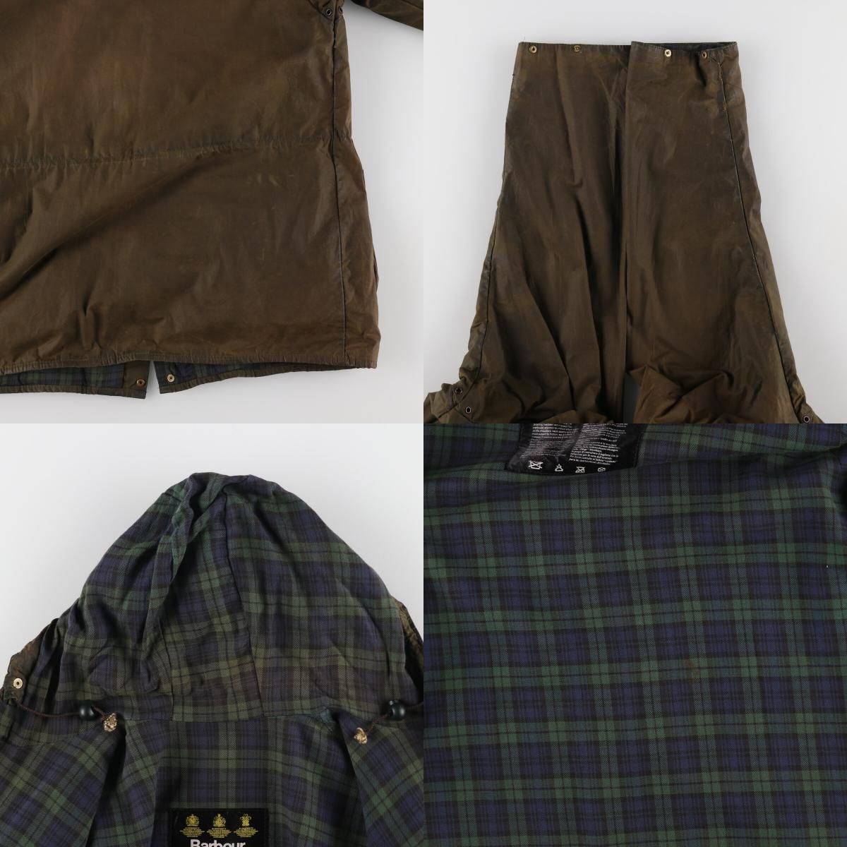 古着 90年代 バブアー Barbour DURHAM ダーハム 旧3ワラント