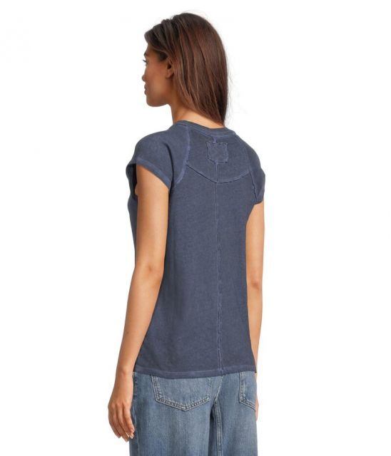 フリーピープル Free People Riley Tee レディース シャツ トップス Peacoat 送料無料】 フリーピープル レディース シャツ トップス Riley