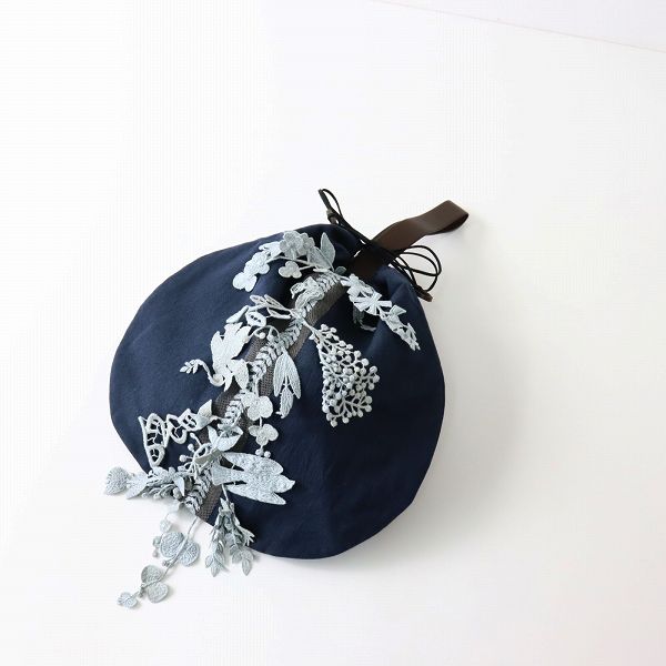 美品 2021SS mina perhonen ミナペルホネン pear bag -forest parade 