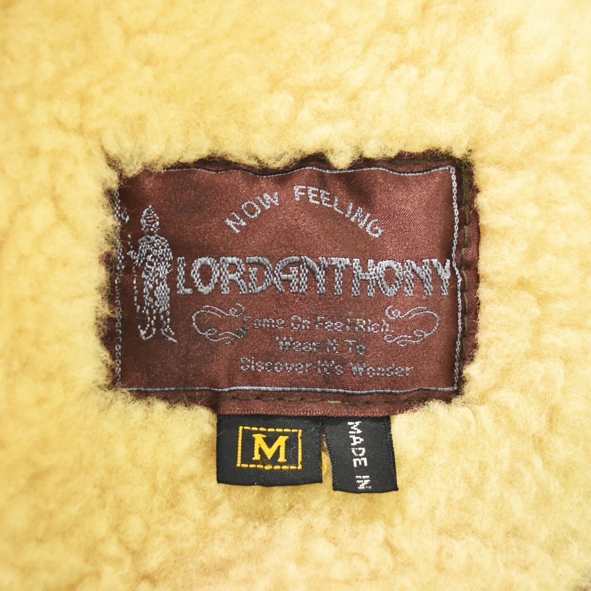 羊革】 90sヴィンテージ ロードアンソニー LoadAnthony B-3 ムートン