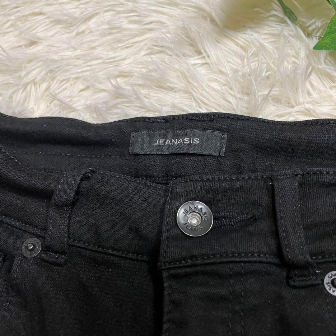 【大特価】JEANASIS スキニー黒パン パンツ ジーパン Sサイズ 人気