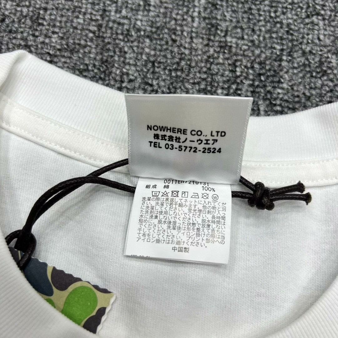 特価 ] A BATHING APE レタープリント半袖Tシャツ ユニセックス