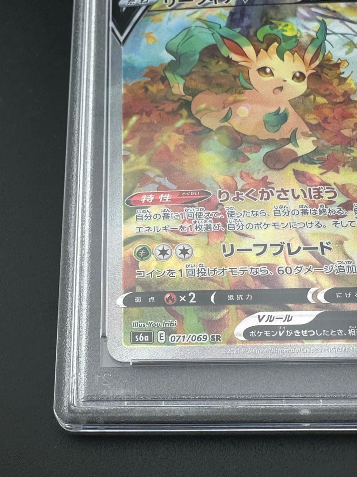 リーフィアV　SA　071/069　イーブイヒーローズ　ポケモンカード ポケカ】リーフィアV(SA)【SR】S6A 071/069ポケモンカードゲーム