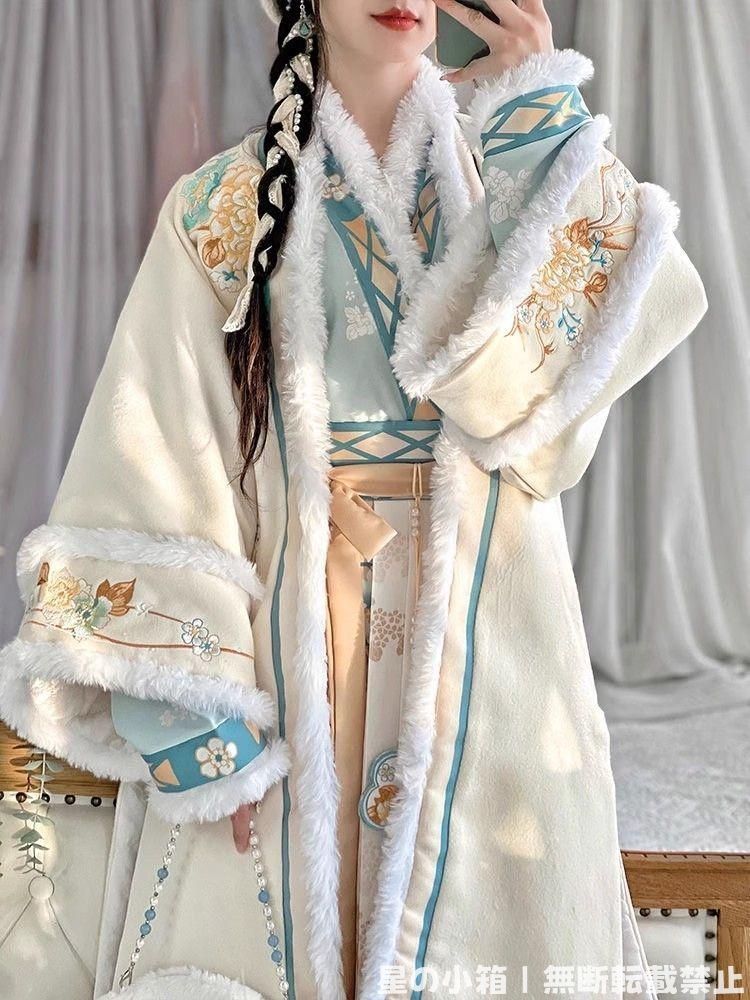 【新品】漢服 フルセット 中華風 唐装 仙女スタイル 刺繍入り コスプレ衣装 民族風 ワンピース ゴスロリ風 キャラクター衣装 学園祭用 文化祭用 舞台演出用 日常着 プレゼント用 レディース