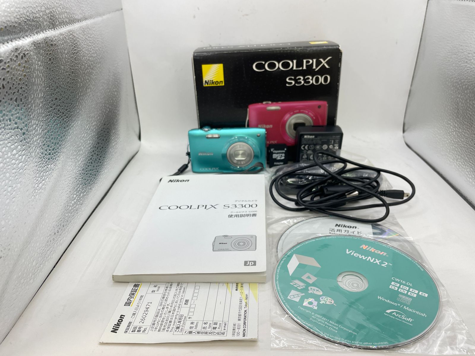 カメラ 動作未確認 Nikon ニコン COOLPIX S3300 カメラ コンパクト