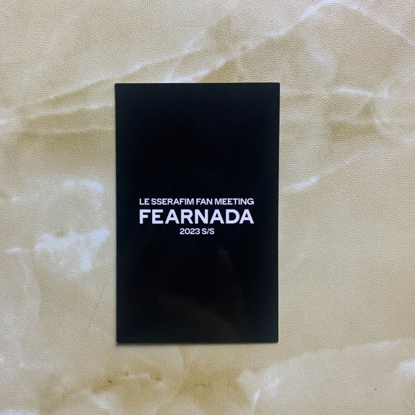 匿名配送】lesserafim チェウォン ペンミ FC限定 特典 トレカ ファンミ