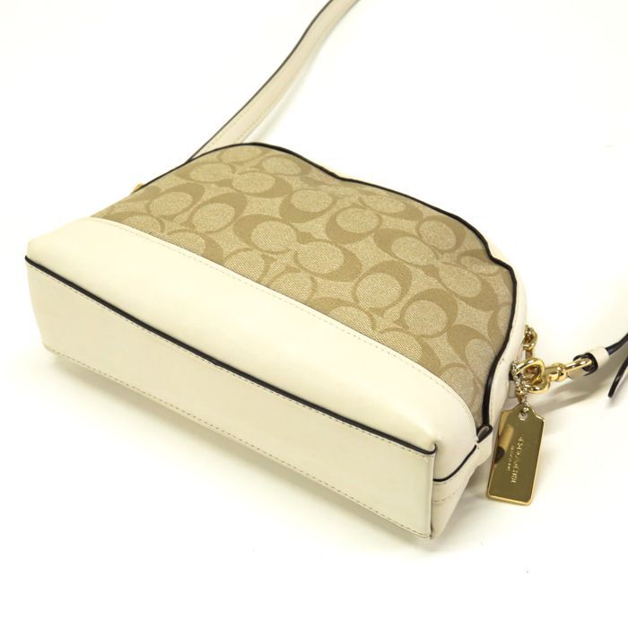 コーチ COACH ドーム クロスボディ ウィズ ハート PVC レザー  