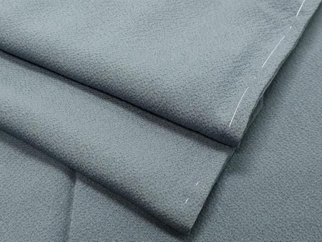 平和屋着物●上質な色無地 桔梗鼠色 正絹 CAAX5611gh