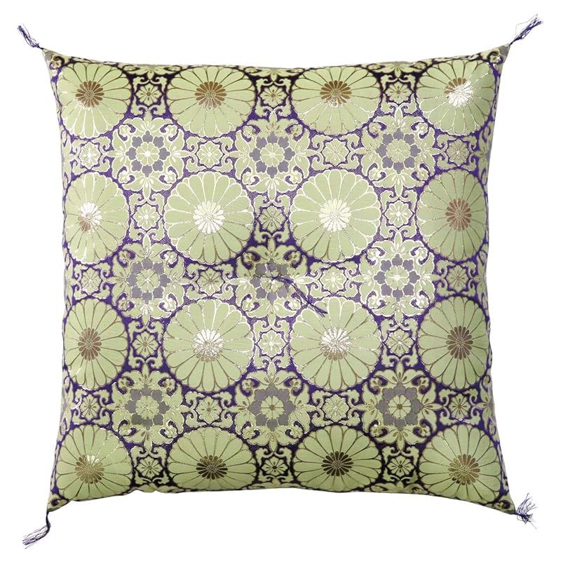 国産 御前座布団 蓮華 紫 仏壇座布団 新金通 お盆 仏壇 法事 0