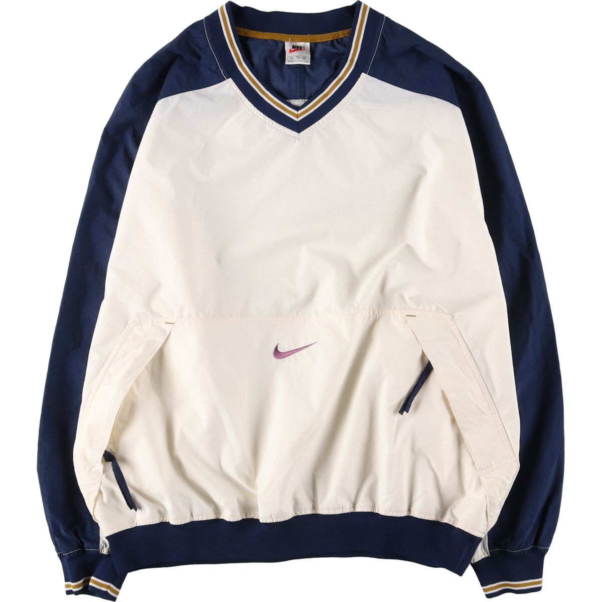 古着 90年代 ナイキ NIKE Vネック ウォームアッププルオーバー メンズXL ヴィンテージ/eaa451571