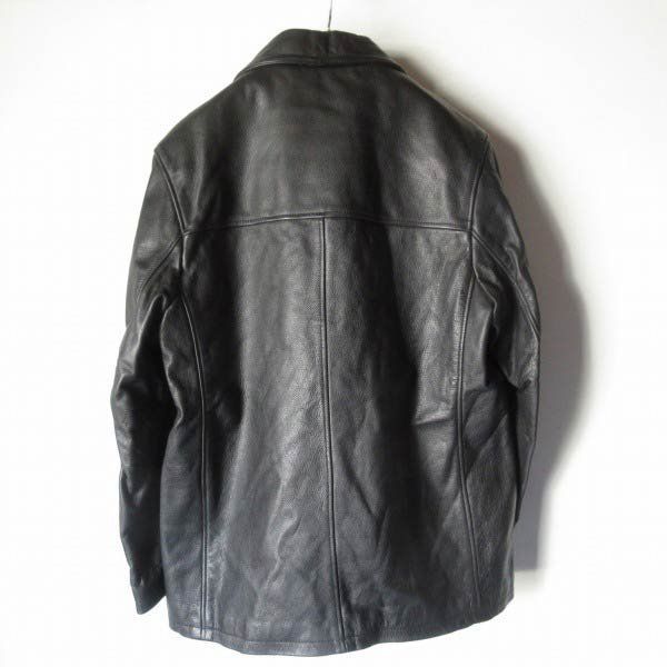 美品 WILSONS LEATHER Tバック レザー ジャケット 黒 M シンサレート