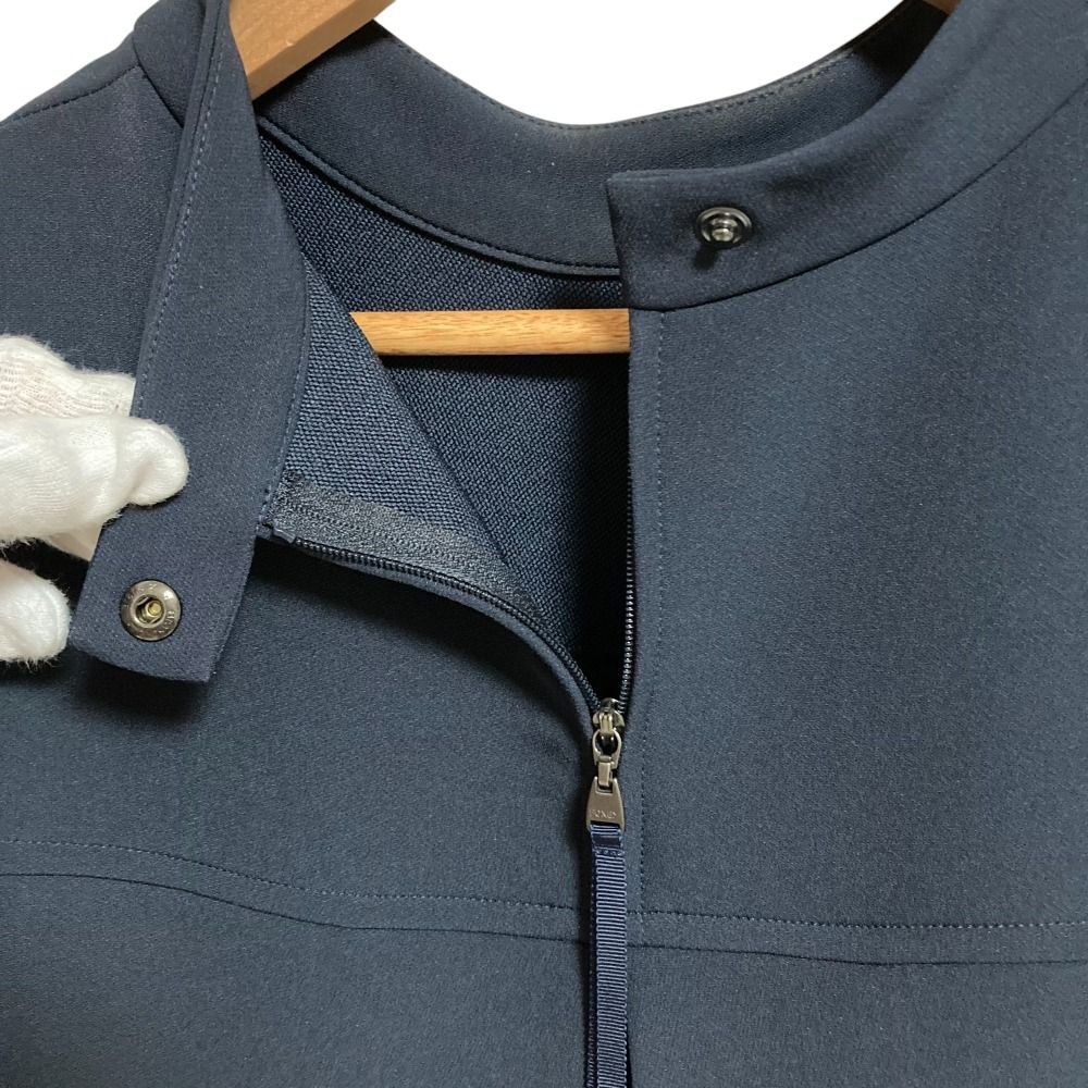 美品 FOXEY NEW YORK フォクシーニューヨーク バックボックスプリーツ カットソー 34603 サイズ40 ネイビー レディース 古着 中古 美品 FOXEY NEW YORK フォクシーニューヨーク バックボックス