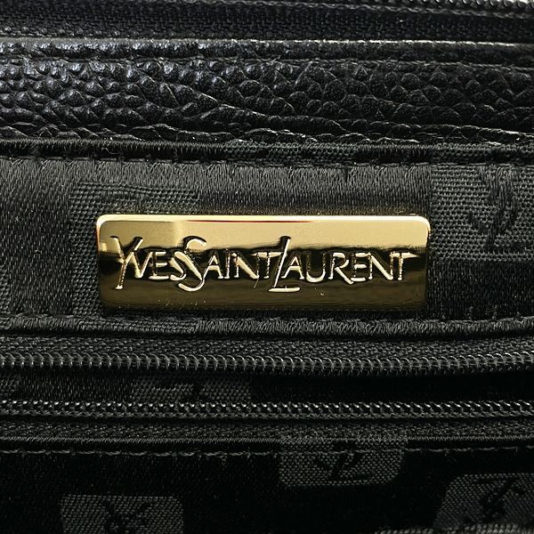 YVES SAINT LAURENT YSLロゴ ミニ トート ヴィンテージ ハンドバッグ ...