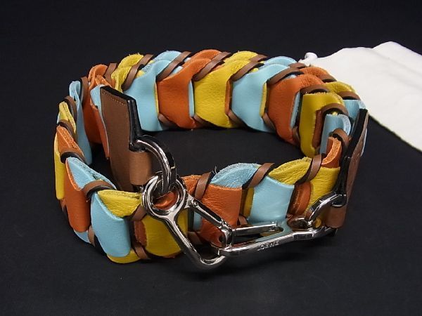 □新品同様□ LOEWE ロエベ アナグラム レザー バッグ用 ショルダー  