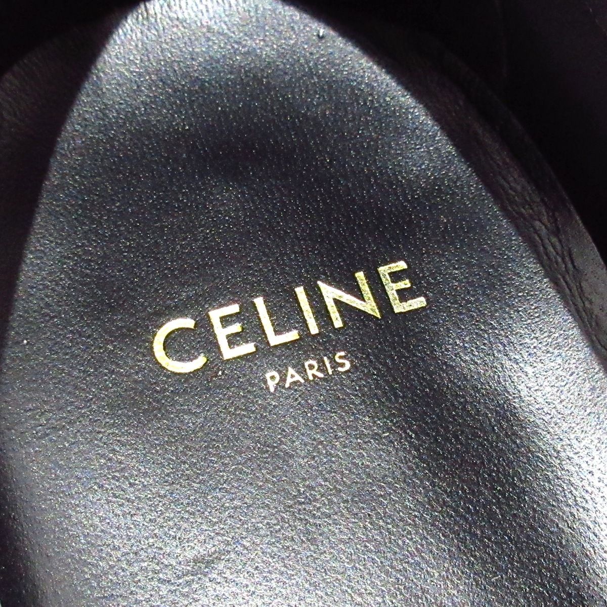 CELINE セリーヌ トリオンフチェーン付き マーガレット ローファー 36