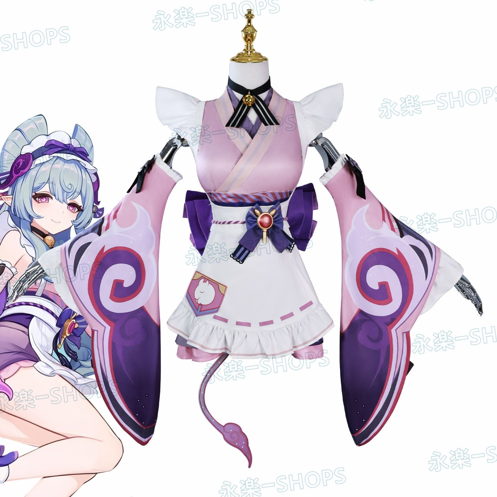 原神 夢見月瑞希 ゆめみづきみずき コスプレ衣装 cosplay イベンド 撮影 変装 仮装 プレゼント お盆 クリスマス 年会 学園祭 文化祭 舞台コスプレ 大人用 子供用
