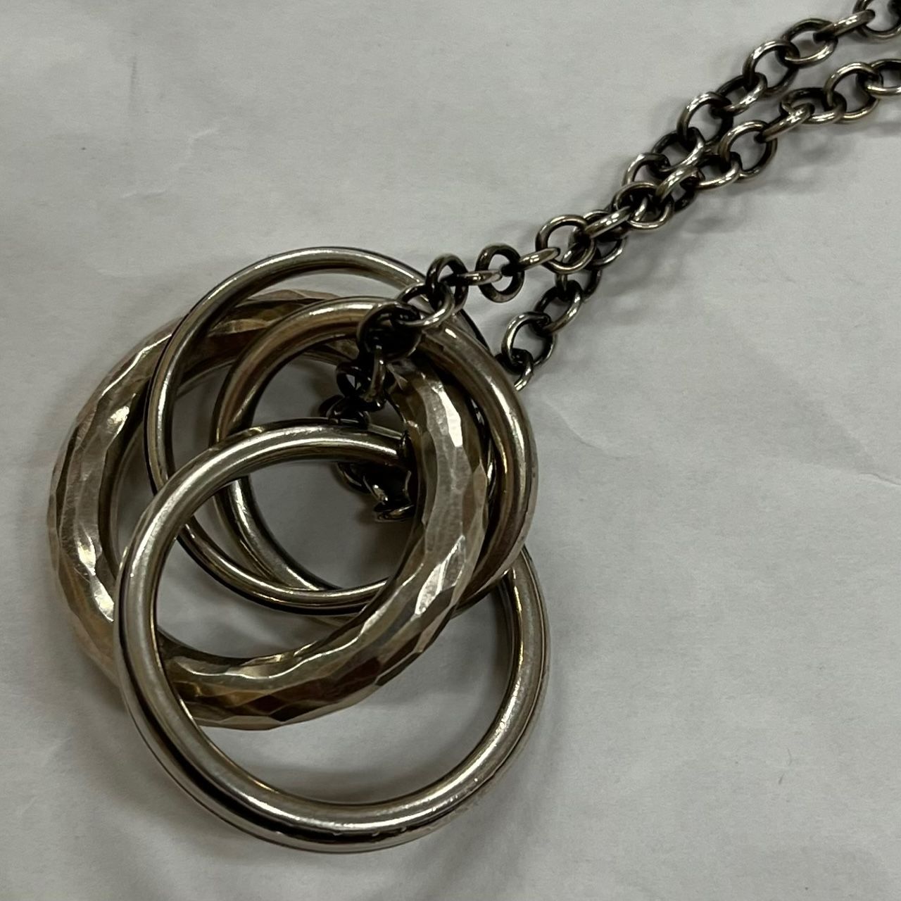 未使用品 WERKSTATT MUNCHEN NECKLACE FOUR RINGS ネックレス 4リング