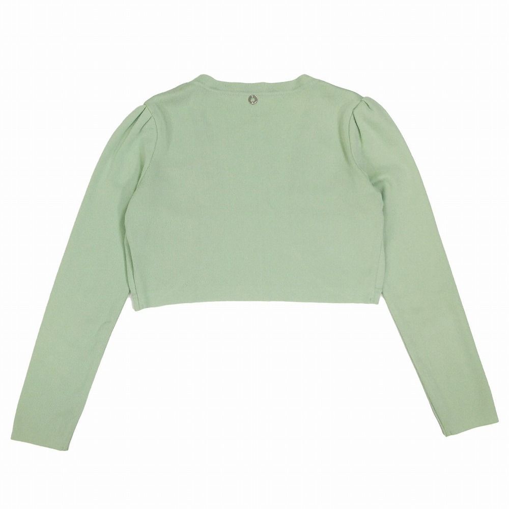 ルネ Rene ニット ボレロ カーディガン 長袖 ストレッチ カットソー トップス 34 XS ライトグリーン ur79 【中古】 ルネ Rene ニット ボレロ カーディガン 長袖 ストレッチ