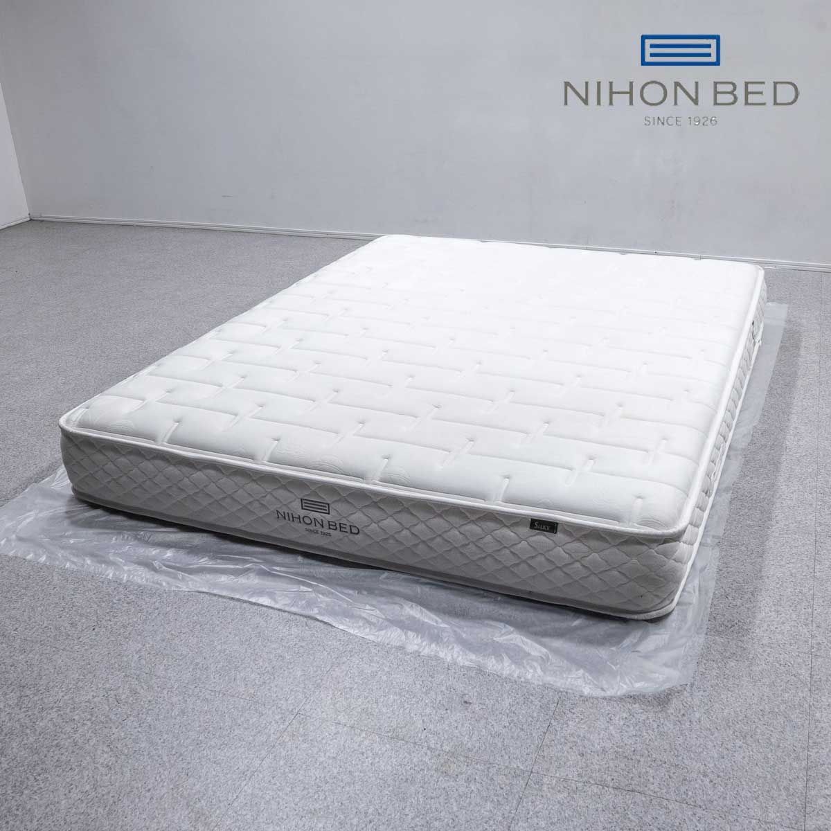 中古品】NIHON BED 日本ベッド SILKY Pocket Regular シルキー ポケット レギュラー クイーンサイズ マットレス  定価25万 - メルカリ