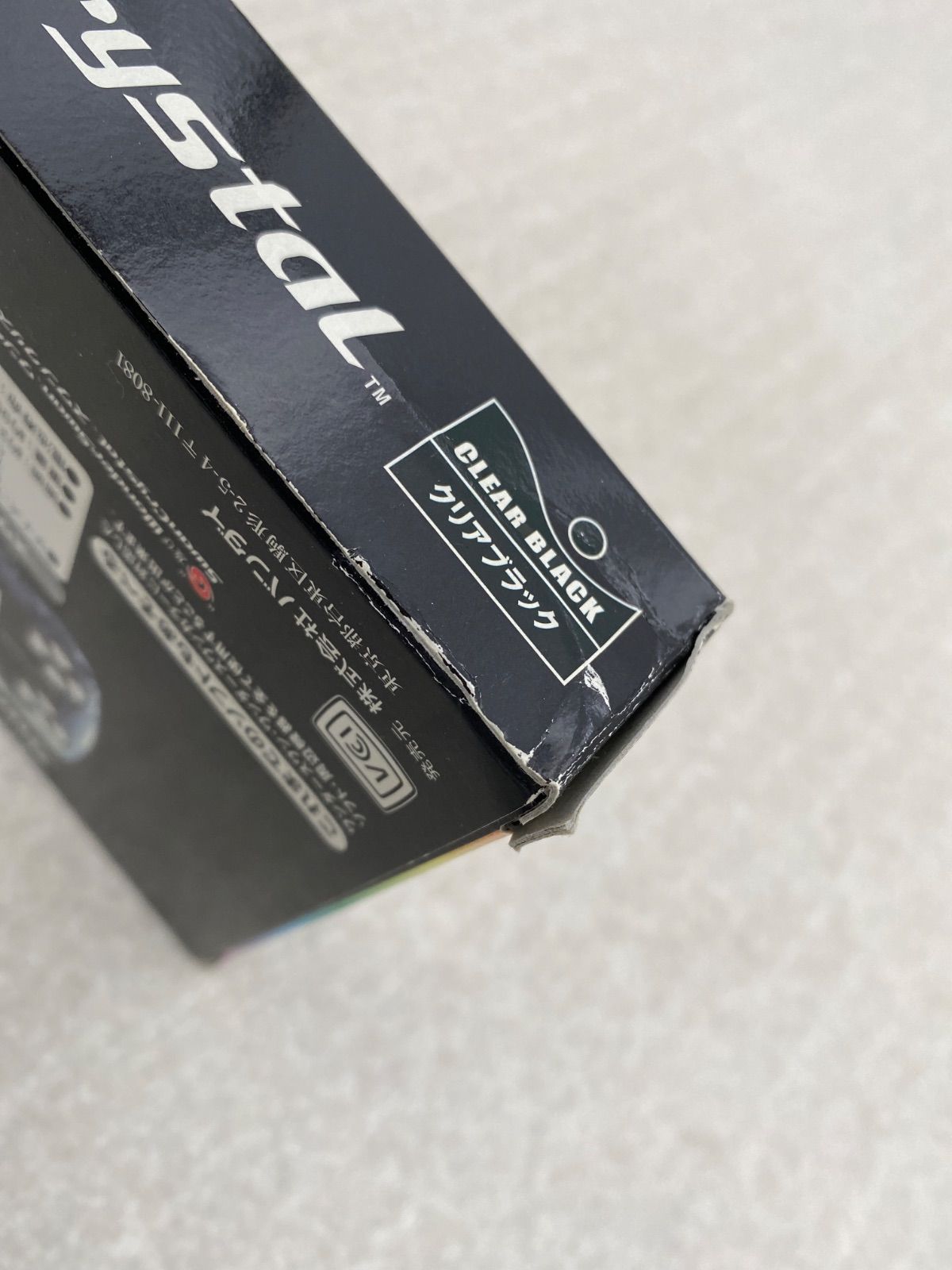 【美品】　スワンクリスタル　クリアブラック　箱、説明書、ハガキ付き スワンクリスタル クリアブラック 美品】 スワンクリスタル クリア