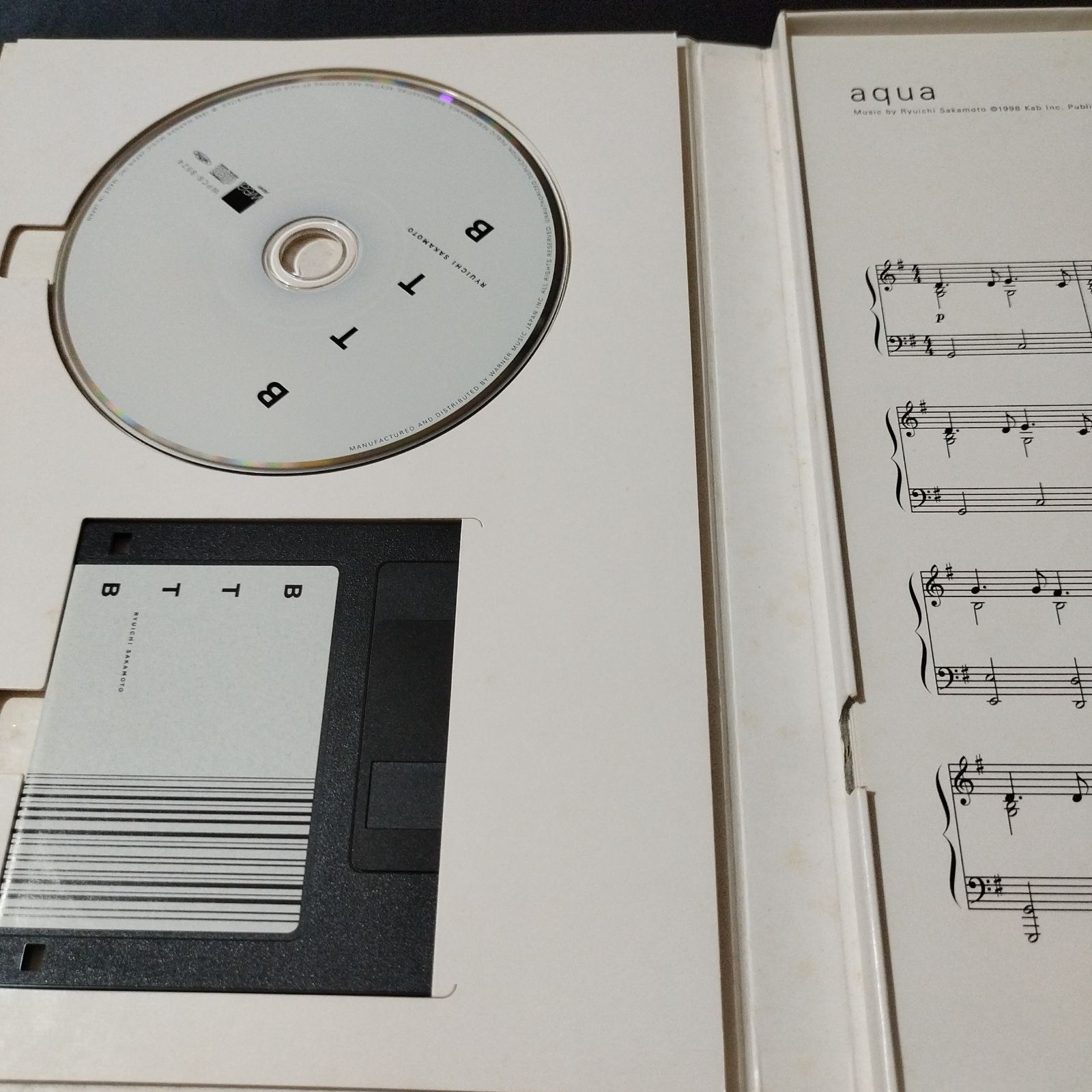 スコア／CD／フロッピーディスク（MIDIデータ）セット 坂本龍一 BTTB